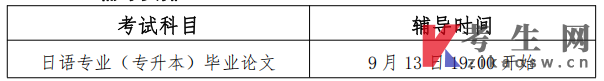 2026年下半年浙江师范大学自考日语专业实践性环节考核通知